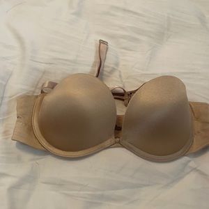 Nude removable straps bra